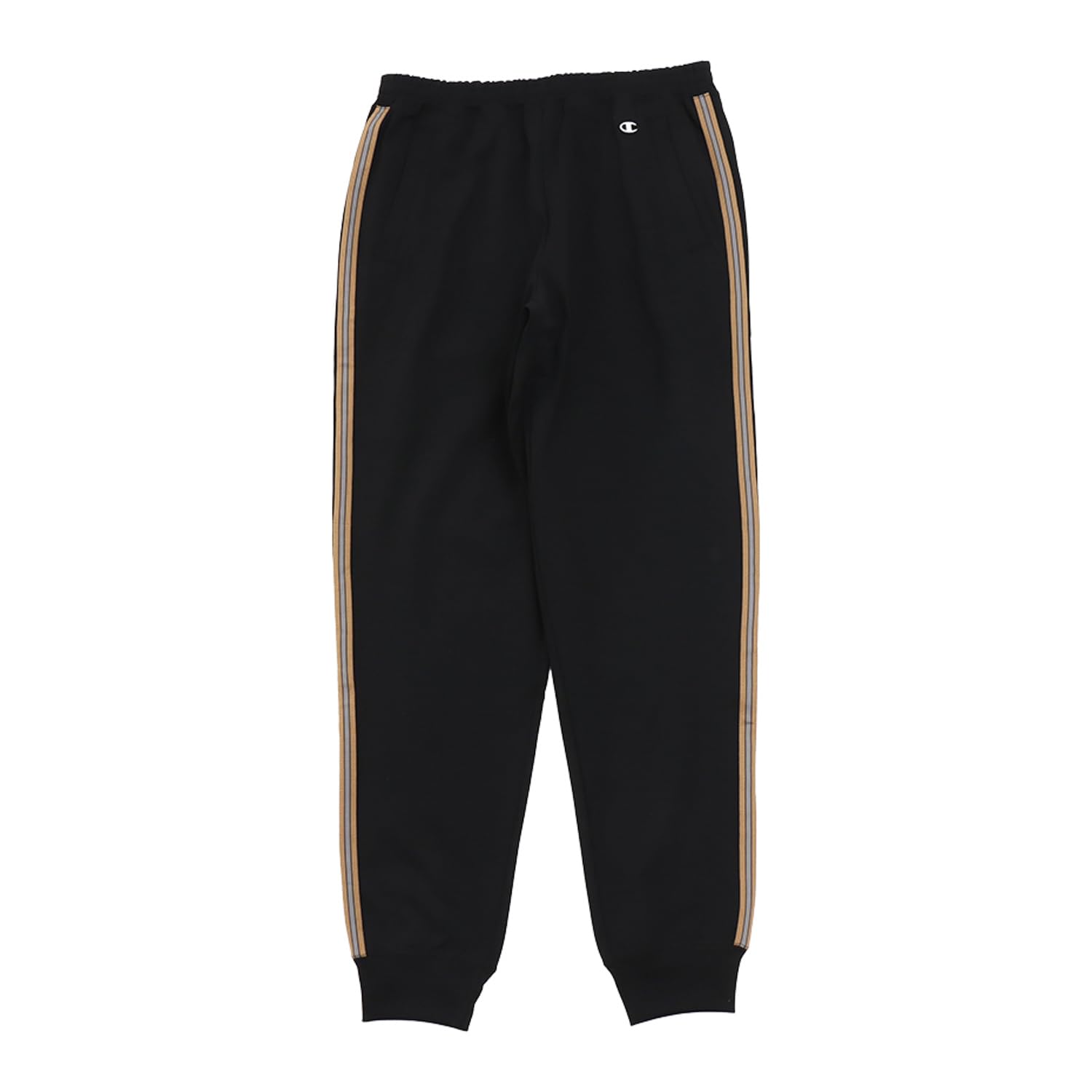 

Длинные брюки эластичные быстросохнущие с вышитым логотипом One Point Basic Sports Black [Champion] C3-ASF01 мужские чёрный