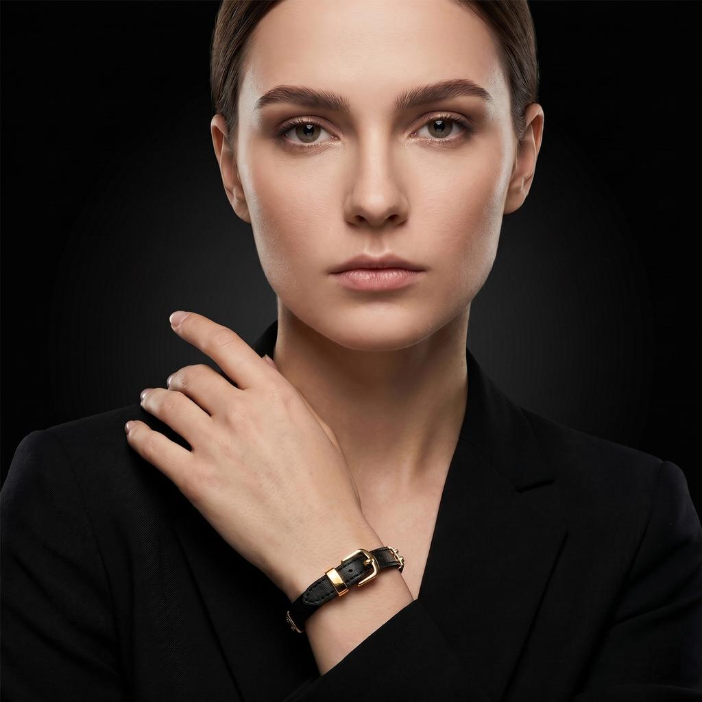 1. Women Multicolor Striped Slim Bangle Thin Cuff Bracelet With Smooth Glossy Surface Elegant Wrist Ornament For Dating Evening