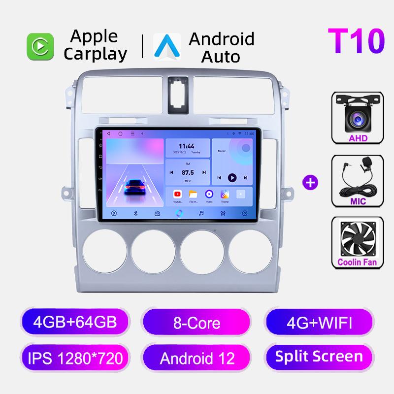 For KIA Carnival 2002-2006 Car Multimedia Radio Wireless Carplay Navigation GPS WIFI 4G Android 12 Stereo Video Player Head Unit