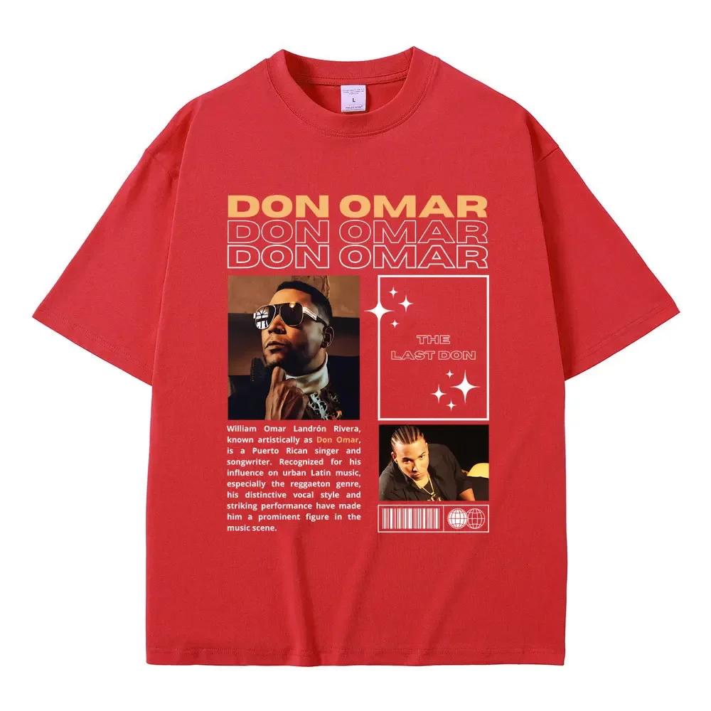 Rare Singer Don Omar The Last Don Graphic Tshirts Unisex Wounisex Hip Hop Vintage Oversized Tshirt Male Fashion Casual Cotton T Shirt