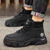 High-top Martin Boots Men's Shoes Autumn 2025 New Tooling Shoes Men's Korean Version Versatile British Style Platform Short Boots