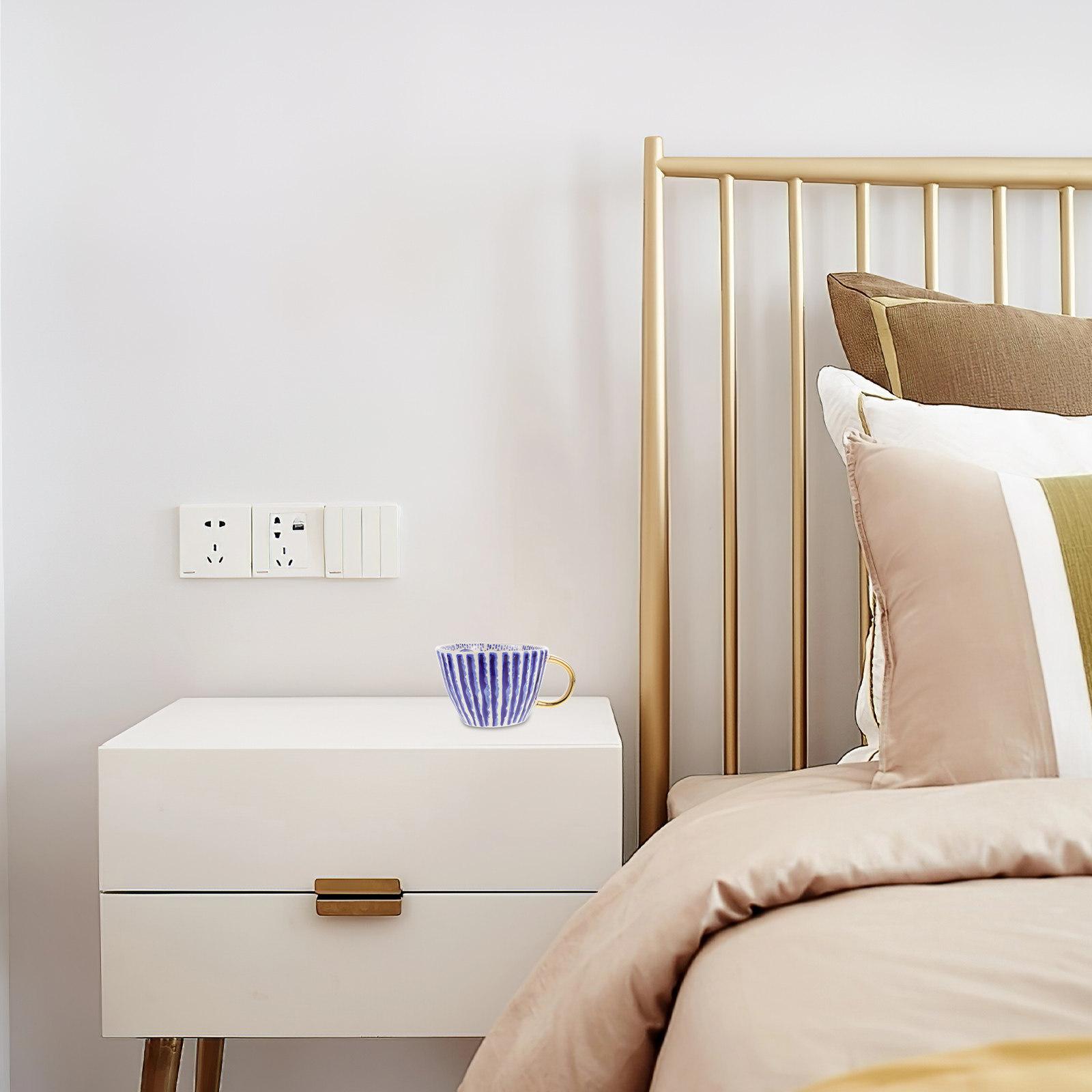 Ceramic Coffee Mug Simple Pattern Heat Resistant Easy Clean Water Cup Home Office Drinking Cup Ceramic Coffee Mug other