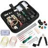 Electric Guitar Bass Care Repairing Tool Set Luthier Setup Maintenance Kit Including 2 Set of