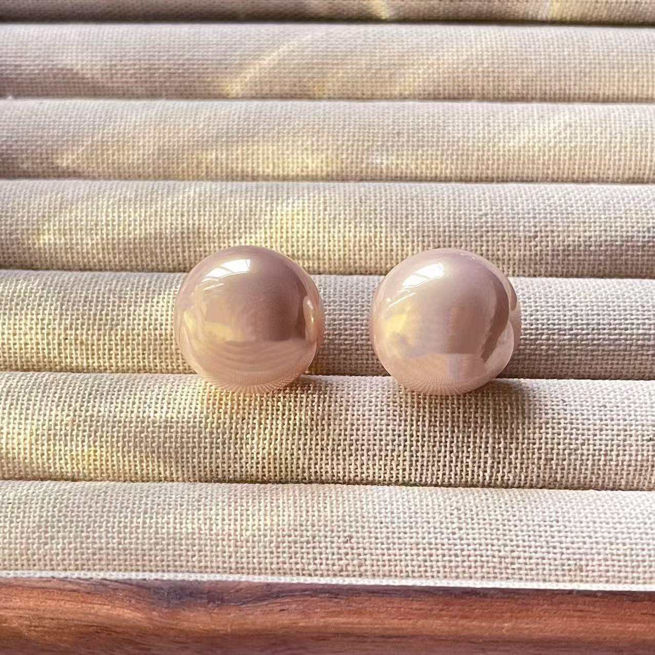 Elegant Women s 925 Sterling Silver Pearl Stud Earrings - 2025 Trendy Large Shell Pearl Exquisite Jewelry