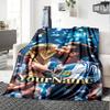 Messi Customize Your Name Blanket Multi-purpose Personalized Blanket Soft Warm Cozy Versatile for Bedding Sofa Nap Office Chair