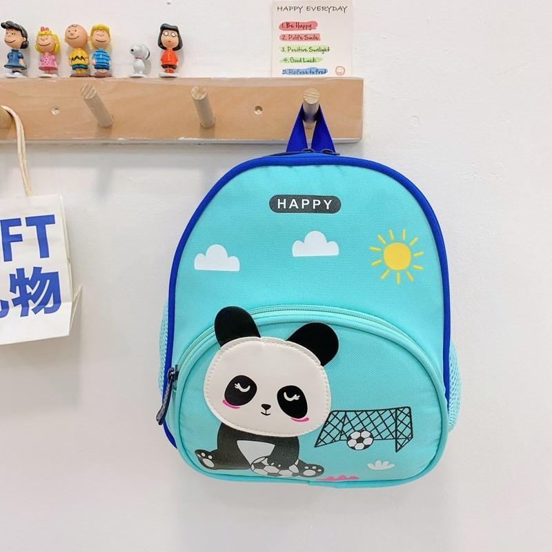 

Веселый и стильный нейлоновый рюкзак с животным принтом для детей с просторным внутренним отделением синий