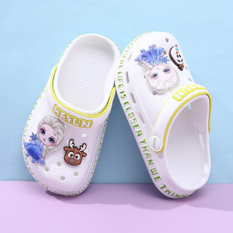 Comfortable Eva Summer Princess Hole Shoes For Girls Available In Multiple Colors And Sizes