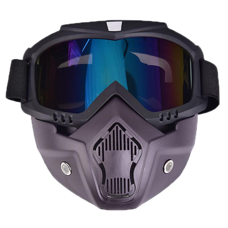 Buy Windproof Open Face Helmets Goggles Mask Vintage Motorcycle Shark