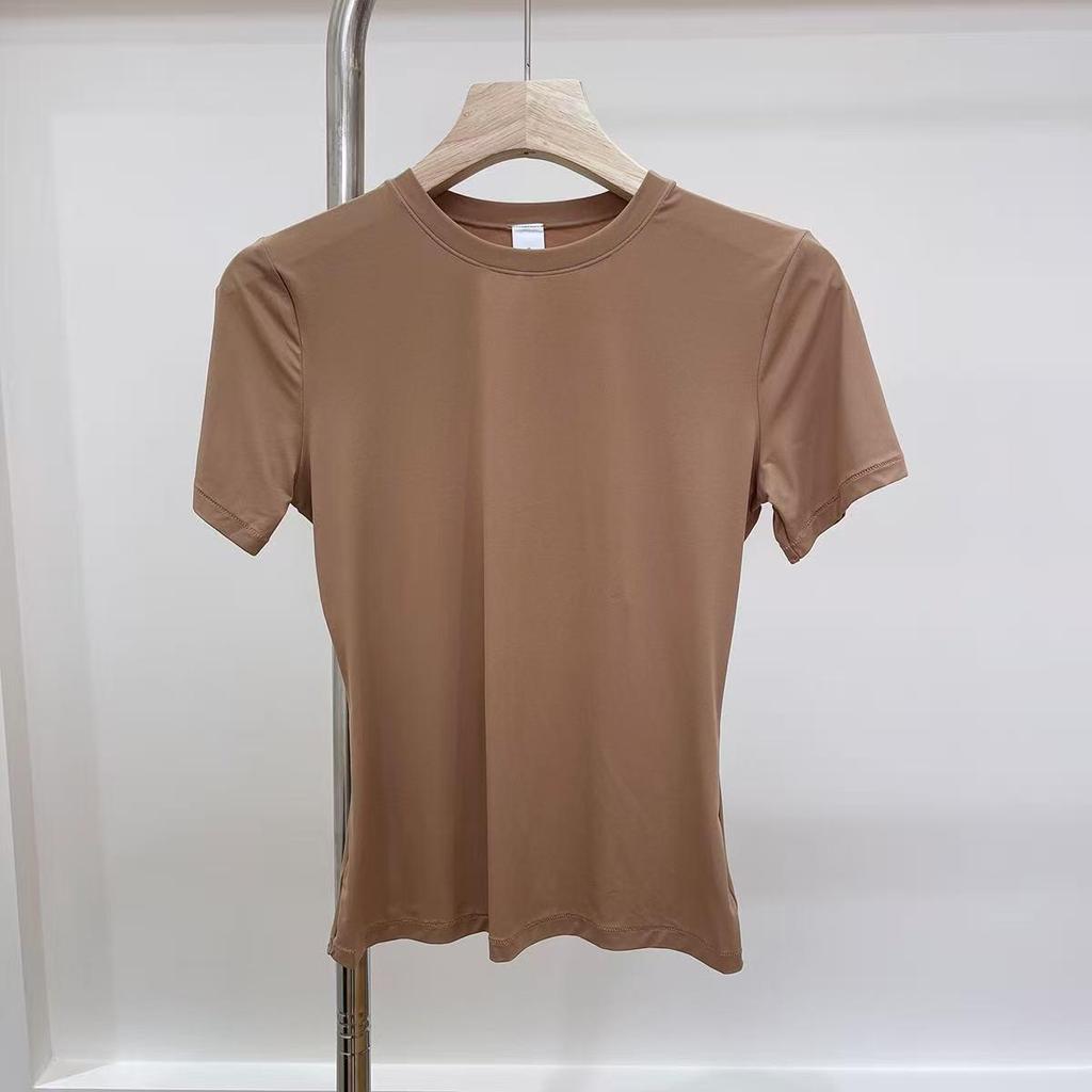 Skims Fits Everybody Round Neck Short Sleeve Top - Versatile and Affordable Shapewear Alternative