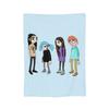Sally Face Characters Blanket Flannel Textile Decor  Multi-function Warm Throw Blanket for Sofa Couch Bedding Throws