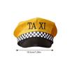 Cosplay Cab Driver Hat for Female Taxi Driver Cap Bachelorette Party Costume Large Brim Uniform Cap Role Play Headwear