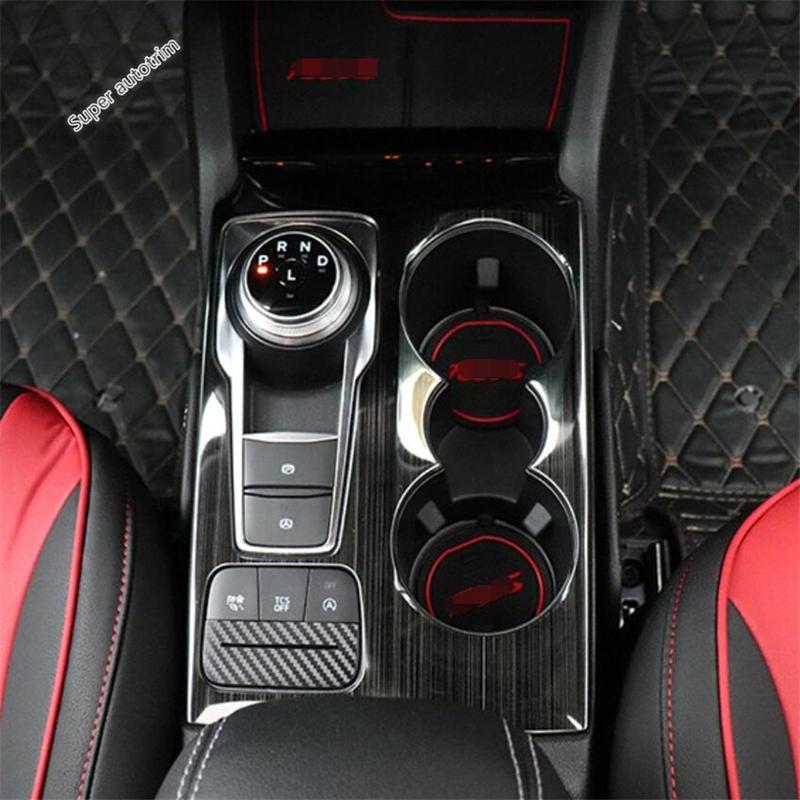 Central Console Gear Shift Panel Frame Decoration Cover Trim For Ford Focus MK4  - 2025 Stainless Steel Interior Accessories