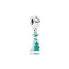 New copper Classic Princess Dress Castle Exquisite Charm Bead Pendant, Suitable for Authentic Bracelets Do It Yourself Womens Jewellery