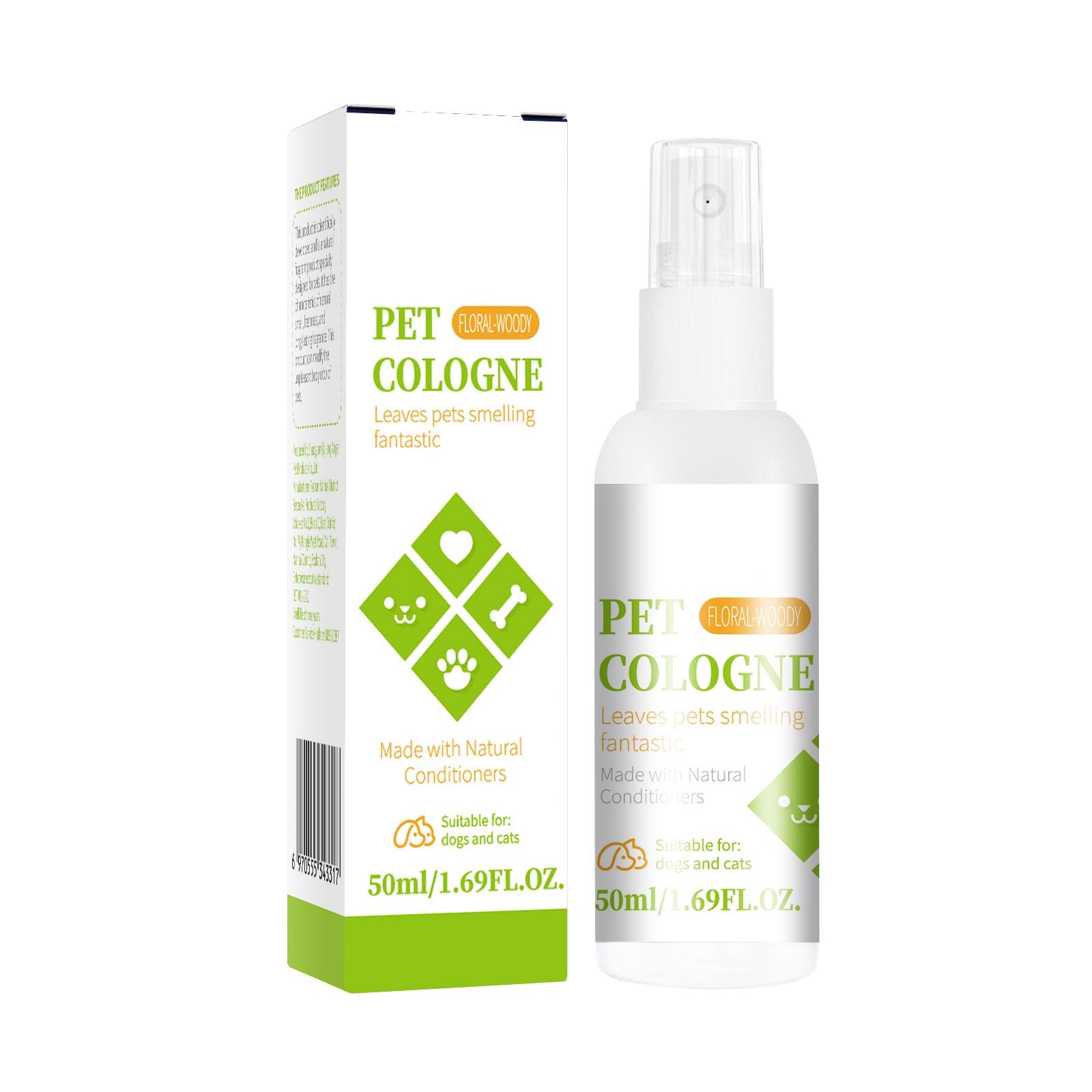 

Спрей для собак и кошек, кондиционер и запах, духи для удаления запаха собаки, духи для удаления запаха кошки для всех типов шерсти, 50 мл/1,69 унции