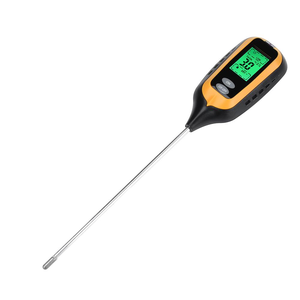 

6-in-1 Multifunctional Soil Detector With High-definition Display Screen For Soil PH Temperature And Humidity Detection