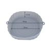 Silicone Air Fryer Liners Reusable Baking Tray Cooking Oven Accessories Round Basket Pot Bowl With Side Handles