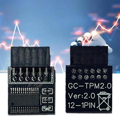14 Pin LPC MSI Interface TPM2.0 Security Module Supports Multi Brand Motherboards 12/14/18/20Pins