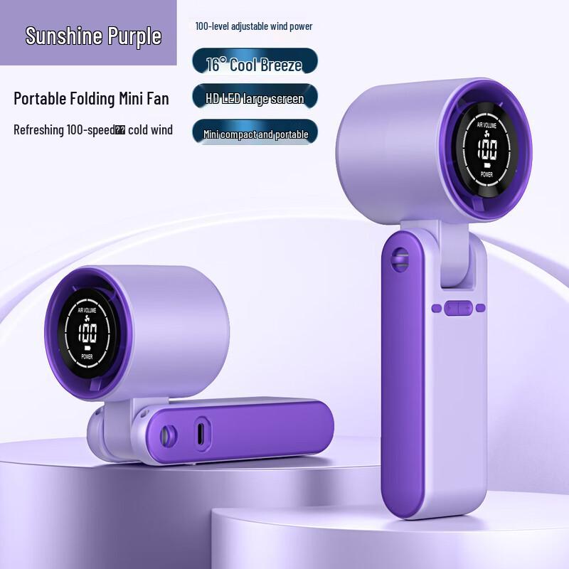 T15 Foldable Rechargeable Handheld & Neck Fan