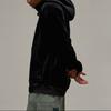 Y-3 Velvet Jackets Unisex Black Hooded Moderate Straight Fit IL2149-