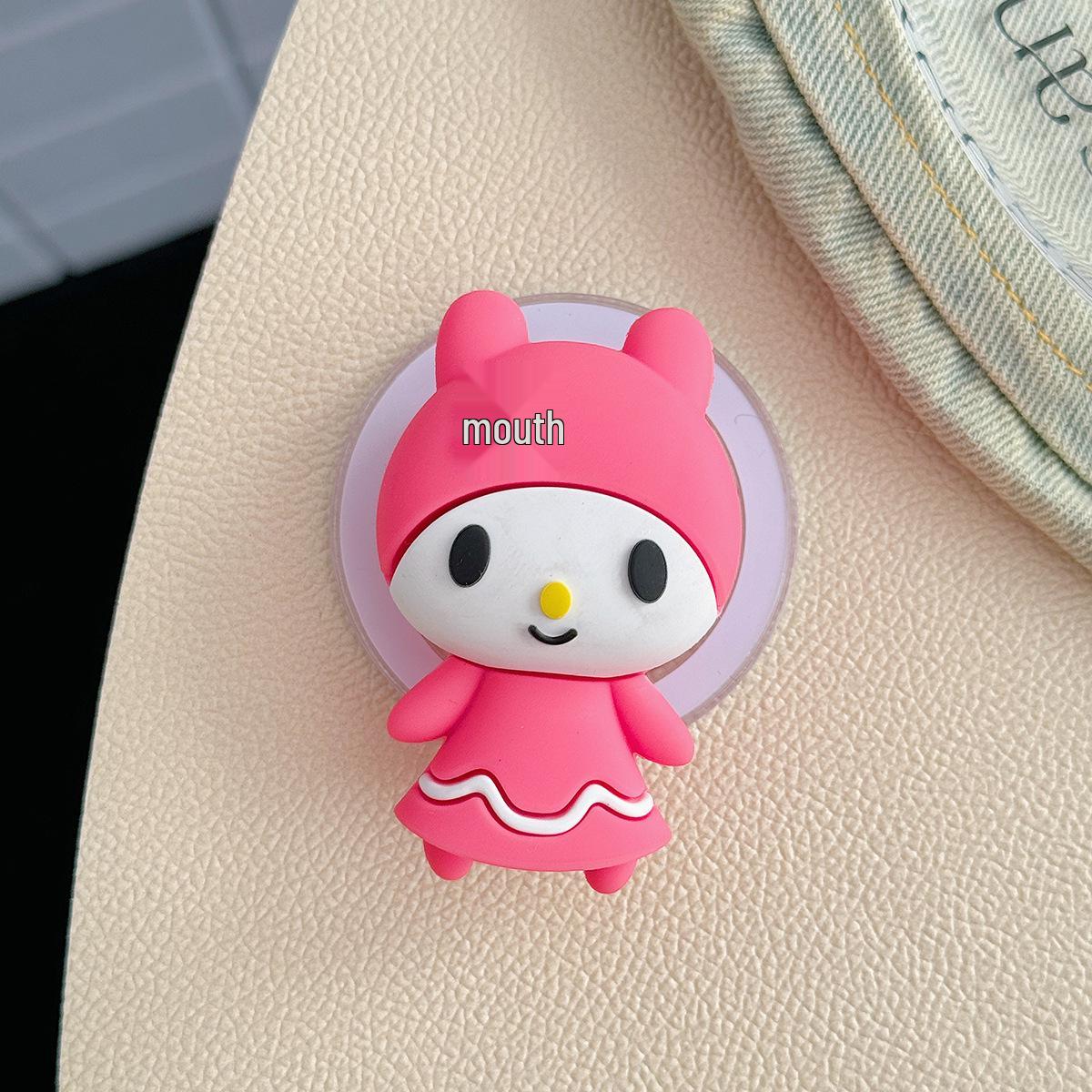 Kuromi 3D Magnetic Stand for MagSafe Phones - Korean Style Desktop Support