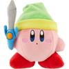 Sanei Boeki Kirby All Star Collection Sword Kirby Plush Toy 13cm X 8.5cm X 10cm