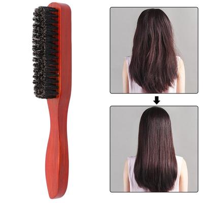 Salone professionale Stuzzicare la schiena Spazzole per capelli Setola di cinghiale Legno Linea sottile Pettine Spazzola per capelli Estensione Strumenti per lo styling per parrucchieri Fai da te