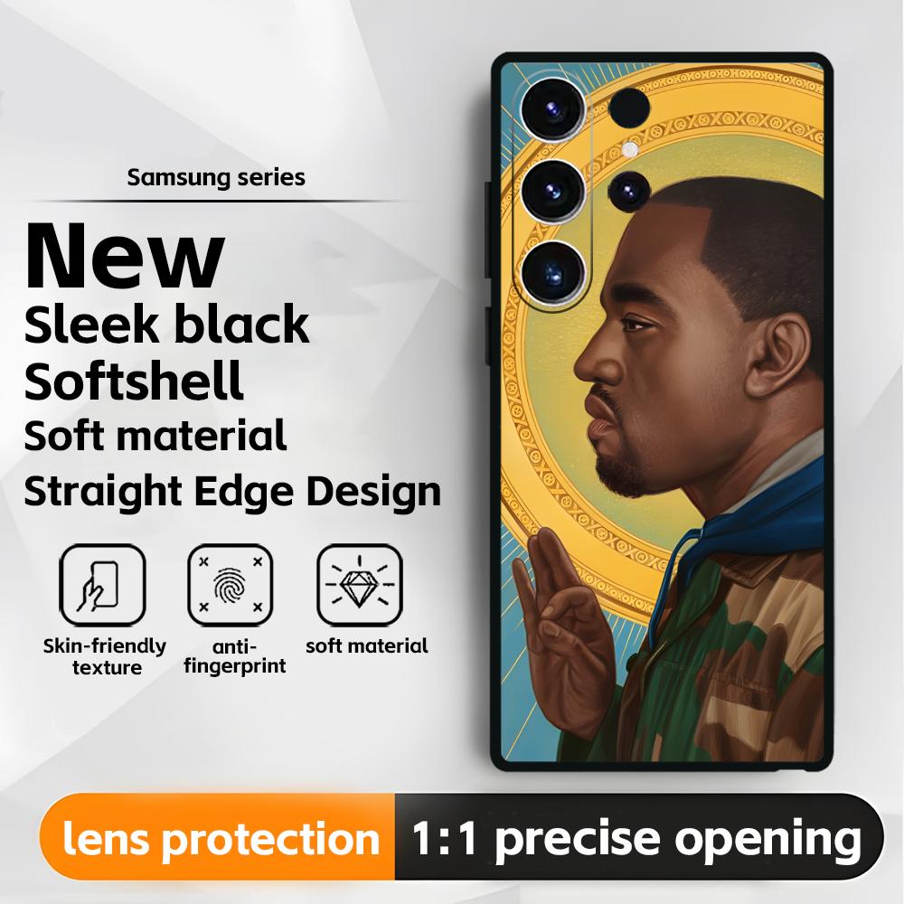 K-kanye west Handyhülle Für Samsung Galaxy S26 S25 S24 S23 S22 S21 Plus Ultra Note20 Weich Schwarz