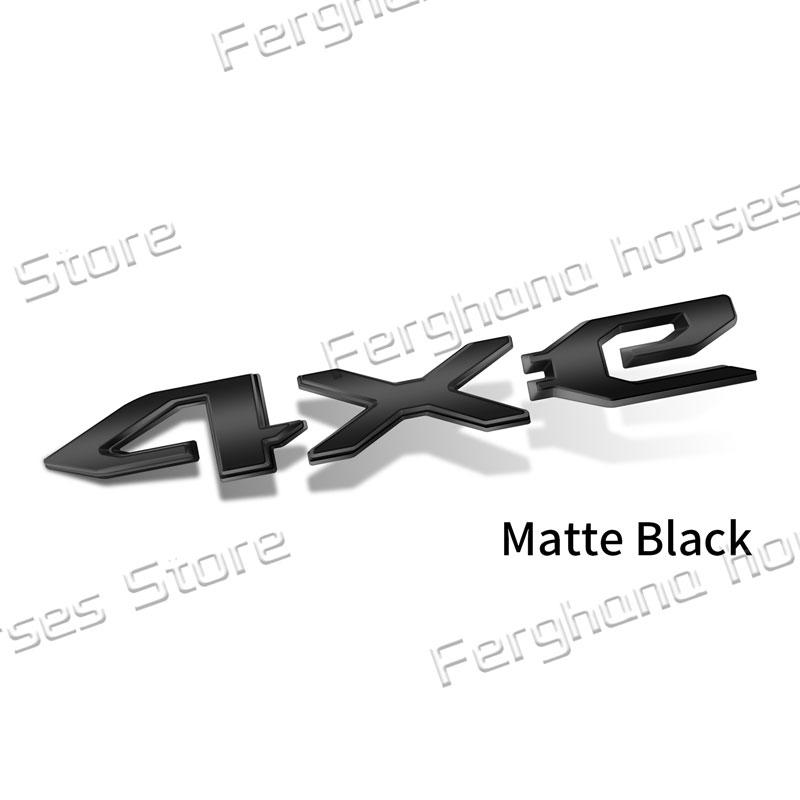 Car 3D ABS Plastic Emblem For Jeep 4XE Logo Wrangler Gladiator Compass Grand Cherokee Body Side Badge Rear Trunk Decor Sticker ALU1