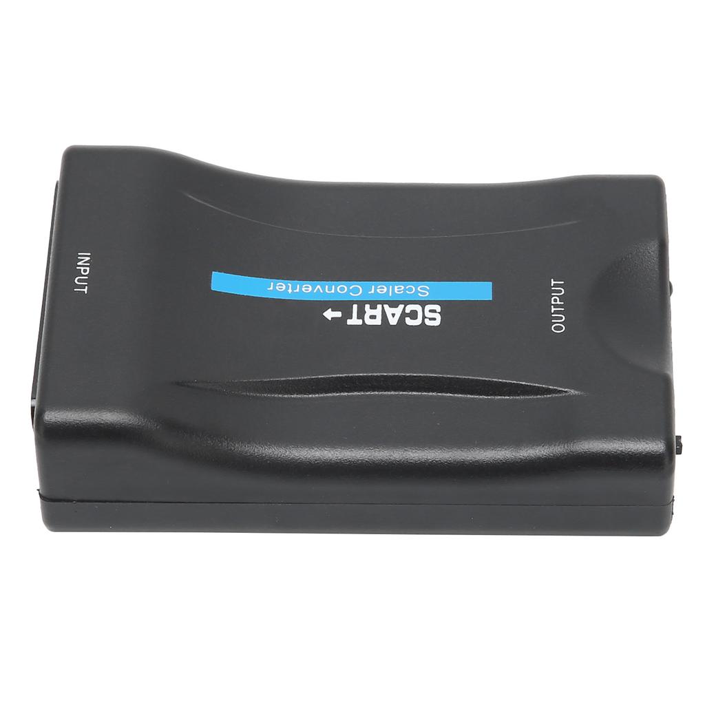 SCART to HighDefinition Multimedia Interface Converter 1080p 20p Output for o Video(Black )