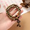 Chinese-style Beaded Bracelet, Agate Chain, for Both Men and Women, Wooden Beads, Simple Bracelet
