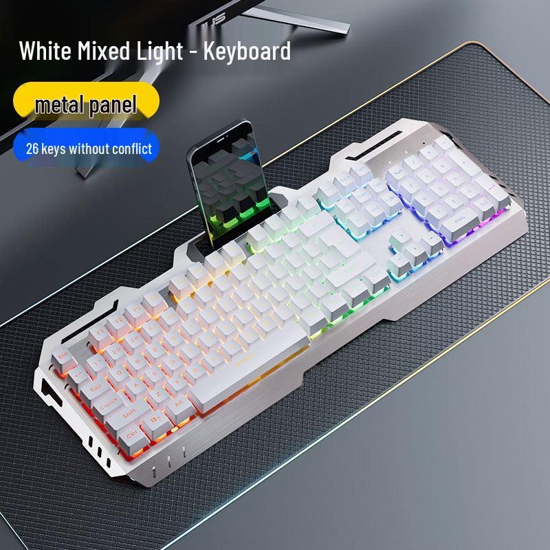 

Muzama Gaming Keyboard, Mouse, and Headset Set – Wired/Wireless Esports Peripherals