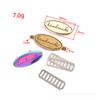 5Pc Hand Made Metal Labels Gold Silver Color Craft Garment Labels Tags For Bags Purse Hand Made Letter Printed Diy Sewing Labels