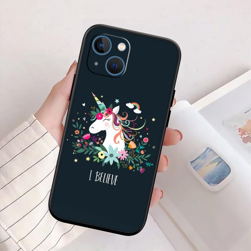 RP14 Cartoon Unicorn New High-End Shell Phone Case for Redmi Note 13 14 Pro+ Plus A3 A3X 13X 13C 13R 14S 14C 14R