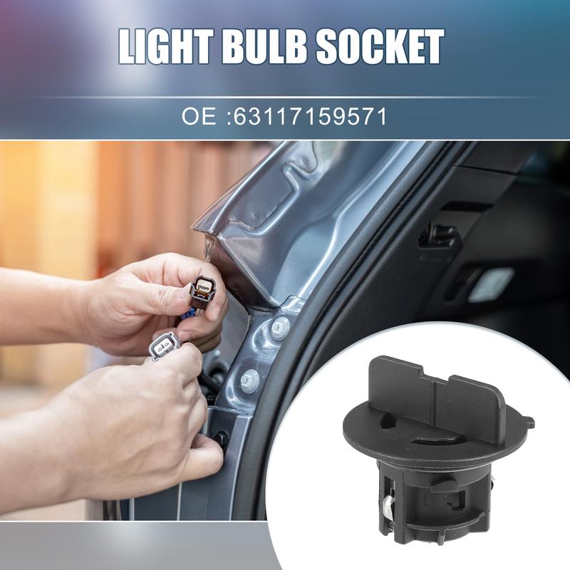 UXCELL 1-2Pcs Front Turn Signal Light Bulb Sockets No.63117159571 for BMW 325i 325xi 328i 328xi 330i 330xi 335i 335xi Base