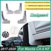 For Mazda CX-5 KF Accessories 2017- MK2 4PCS Painted Front Mudguards Splash Guards Rear Muds Fenders Wheels Car Accessories