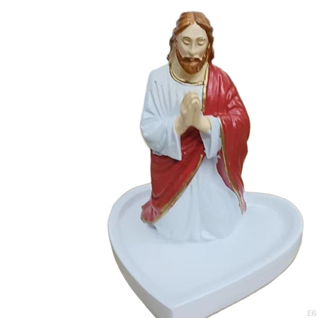 Betende Statue Schmuckablage Rosenkranzhalter Geburtstagsorganisator Skulptur für Anhänger Schmuckstück