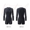 One-piece Boxer Swimsuit Women's Swimming Pool High-end Long-sleeved Sunscreen Sports Hot Large Size