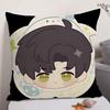 Game LLove And Deepspace Cushion Cover Natural Linen Organic Fabric DoubleSided Printing Sofa Home Decor Gift Pillow Case