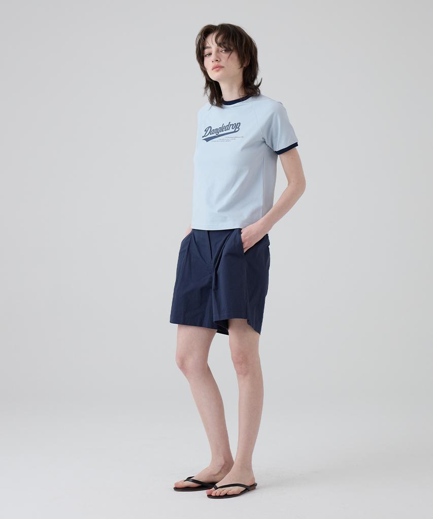 DANGLEDROP Dgdp Bermuda Cotton Shorts_Navy