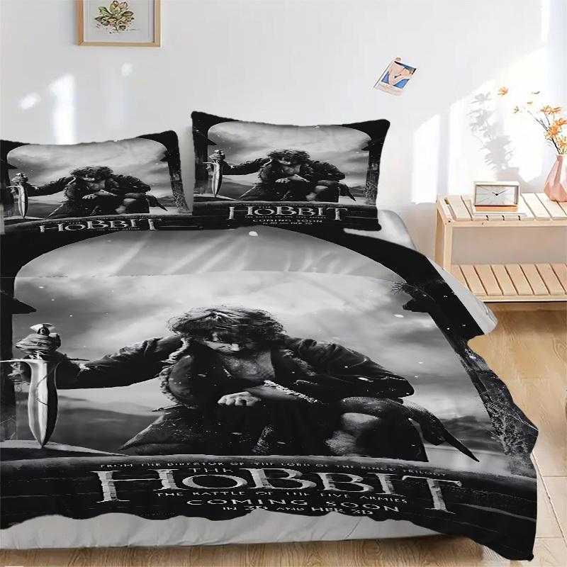 3pcs Hobbit, Poster Duvet Cover Set (1 Duvet Cover + 2 Pillowcases, No Core) - Comfortable, And Breathable Bedroom Decoration yy251104086