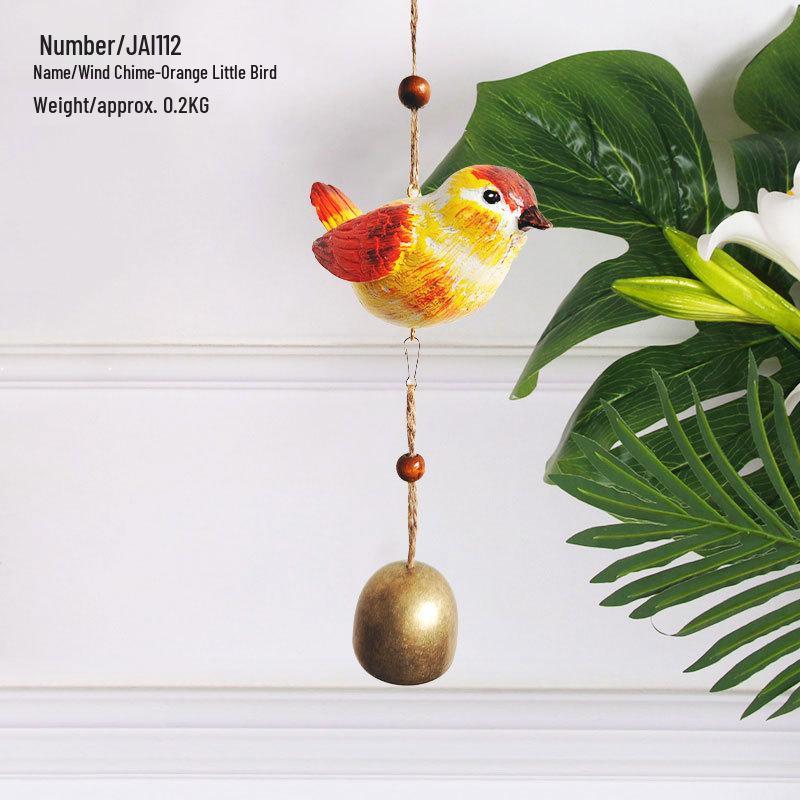Totoro Ceramic Wind Chime Ornament - Cute Japanese Wall Decor for Girls' Bedroom