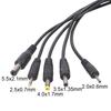 5V USB To 5.5x2.1mm 4.0x1.7mm 2.0x0.6mm 2.5x0.7mm 3.5x1.35mm Charging Cable for Electric Toothbrush Desk Lamp Use