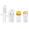 3Pcs Mini Seasoning Sauce Bottle Portable Ketchup Bottle Salad Dressing Container Bento Lunch Box