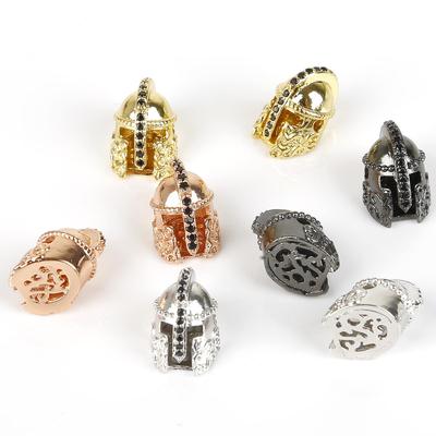 2 szt. 10*15mm kask spartański moda akcesoria metalowe do elementu jubilerskiego DIY urok dekoracji