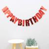 Creative Laser Birthday Flag Decoration Party Supplies Alphabet Happy Birthday Banner Bunting