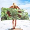 Pine Hand Towels Oversized Microfiber Beach Towel for Travel, Quick Dry Towel for Swimmers Sand Proof Beach Towels for Men Girls