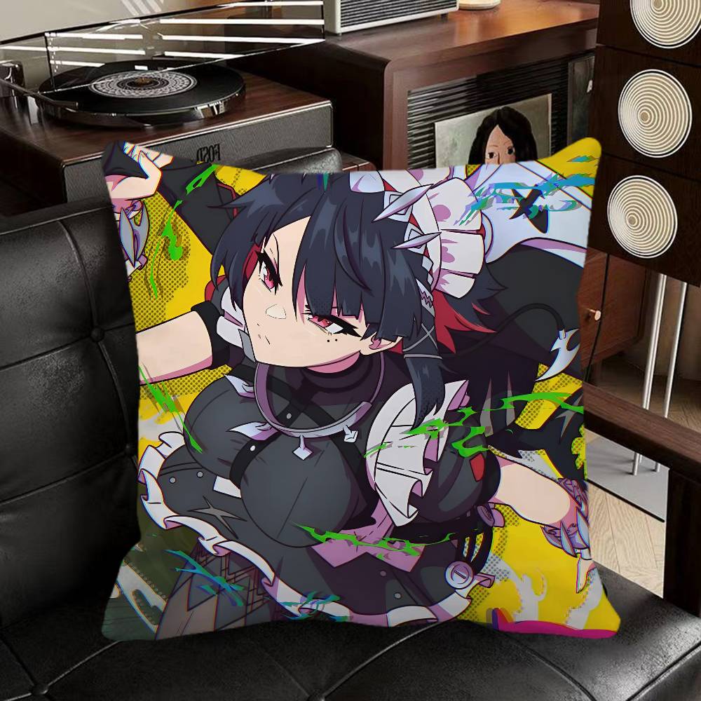Ellen Joe Zenless Zone Zero Game Pillow Case Square Pillow Bedroom Sofa Leisure Comfort Cushion Car Home Decoration