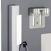 Bathroom Mirror with LED Lighting, Elegant and High-Quality, Glass, Aluminum, Plastic, 50L X 12W X 70H Cm