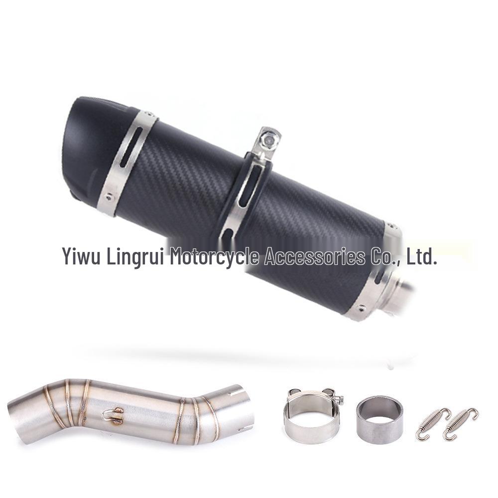 Flame Motorcycle Exhaust Pipe for CBR500F, CBR500X, CBR400F - Modified Middle