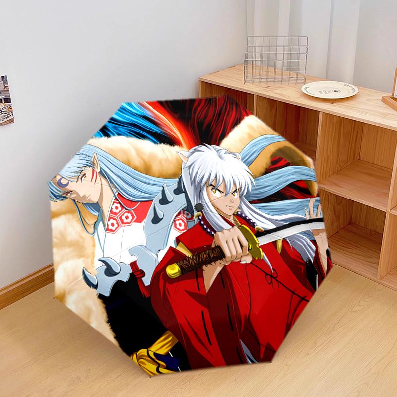 Inuyasha Automatic Umbrella - Suitable Travel Outdoor Portable Umbrella Birthday Gift Daily Essentials